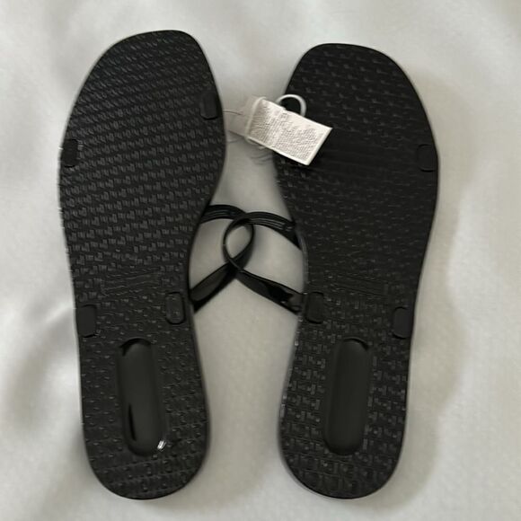Black Jelly Slides Womens 10 Old Navy - Picture 3 of 3